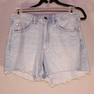 Garage Denim Distressed Shorts